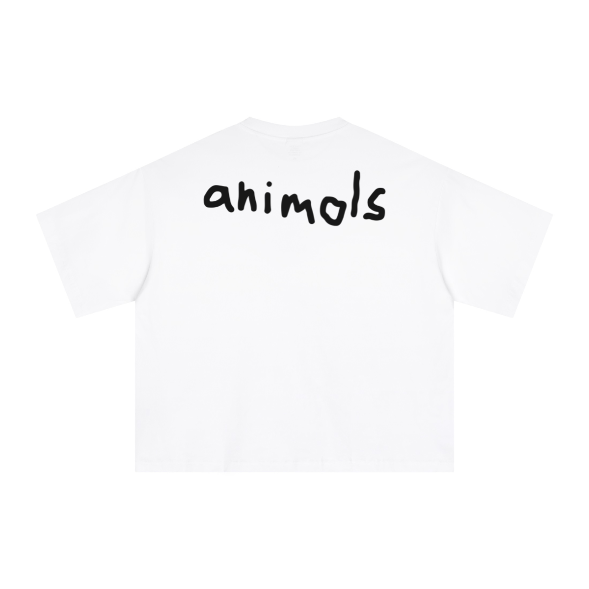 240GSM Men’s Ice-Feel Sorona Boxy-Fit Solid-Color Loose T-shirt Off White